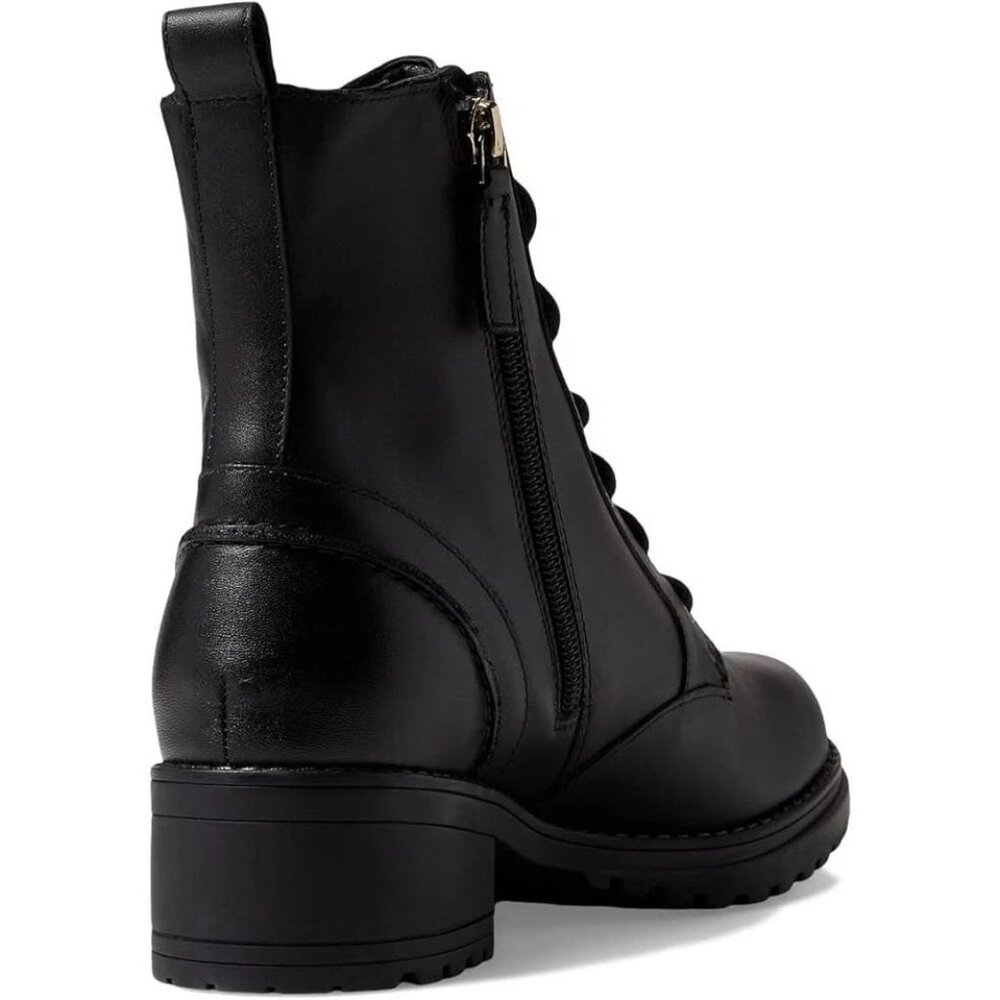 🆕 COLE HAAN Camea Ankle Moto Combat Waterproof Boot 7.5 Black - Picture 3 of 13